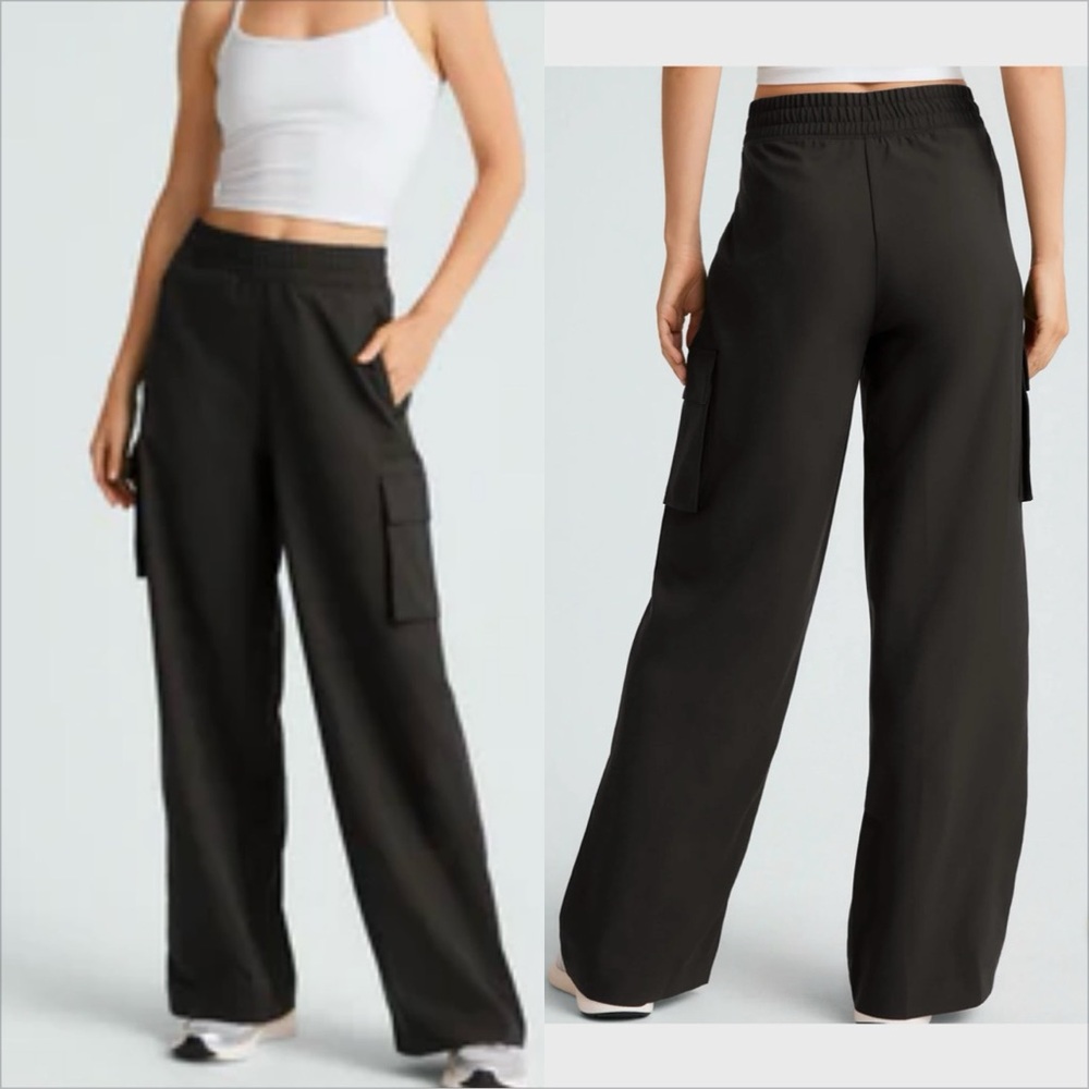 Maze collection wideleg everyday cargo women’s pants size xl black buttery soft